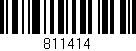 Código de barras (EAN, GTIN, SKU, ISBN): '811414'