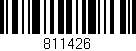 Código de barras (EAN, GTIN, SKU, ISBN): '811426'
