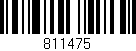 Código de barras (EAN, GTIN, SKU, ISBN): '811475'