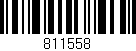 Código de barras (EAN, GTIN, SKU, ISBN): '811558'