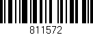 Código de barras (EAN, GTIN, SKU, ISBN): '811572'