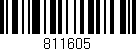 Código de barras (EAN, GTIN, SKU, ISBN): '811605'