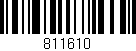 Código de barras (EAN, GTIN, SKU, ISBN): '811610'