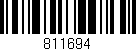 Código de barras (EAN, GTIN, SKU, ISBN): '811694'
