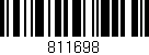 Código de barras (EAN, GTIN, SKU, ISBN): '811698'