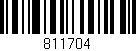 Código de barras (EAN, GTIN, SKU, ISBN): '811704'