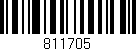 Código de barras (EAN, GTIN, SKU, ISBN): '811705'
