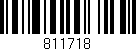 Código de barras (EAN, GTIN, SKU, ISBN): '811718'