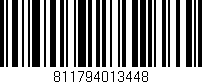 Código de barras (EAN, GTIN, SKU, ISBN): '811794013448'