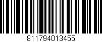 Código de barras (EAN, GTIN, SKU, ISBN): '811794013455'