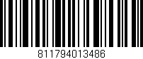 Código de barras (EAN, GTIN, SKU, ISBN): '811794013486'