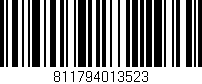 Código de barras (EAN, GTIN, SKU, ISBN): '811794013523'