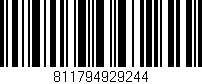 Código de barras (EAN, GTIN, SKU, ISBN): '811794929244'