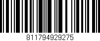 Código de barras (EAN, GTIN, SKU, ISBN): '811794929275'