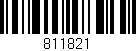Código de barras (EAN, GTIN, SKU, ISBN): '811821'