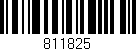 Código de barras (EAN, GTIN, SKU, ISBN): '811825'