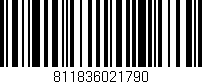 Código de barras (EAN, GTIN, SKU, ISBN): '811836021790'