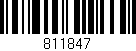 Código de barras (EAN, GTIN, SKU, ISBN): '811847'