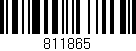 Código de barras (EAN, GTIN, SKU, ISBN): '811865'