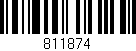 Código de barras (EAN, GTIN, SKU, ISBN): '811874'