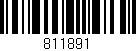 Código de barras (EAN, GTIN, SKU, ISBN): '811891'