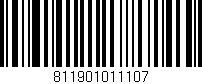 Código de barras (EAN, GTIN, SKU, ISBN): '811901011107'