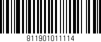 Código de barras (EAN, GTIN, SKU, ISBN): '811901011114'