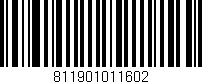 Código de barras (EAN, GTIN, SKU, ISBN): '811901011602'