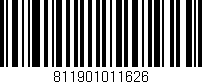 Código de barras (EAN, GTIN, SKU, ISBN): '811901011626'