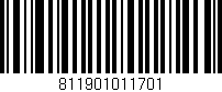 Código de barras (EAN, GTIN, SKU, ISBN): '811901011701'