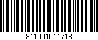 Código de barras (EAN, GTIN, SKU, ISBN): '811901011718'