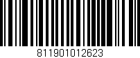 Código de barras (EAN, GTIN, SKU, ISBN): '811901012623'
