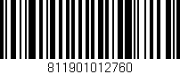 Código de barras (EAN, GTIN, SKU, ISBN): '811901012760'