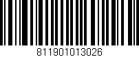 Código de barras (EAN, GTIN, SKU, ISBN): '811901013026'