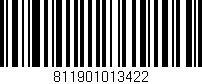 Código de barras (EAN, GTIN, SKU, ISBN): '811901013422'