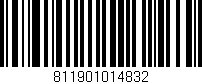 Código de barras (EAN, GTIN, SKU, ISBN): '811901014832'