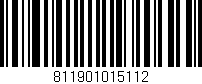 Código de barras (EAN, GTIN, SKU, ISBN): '811901015112'