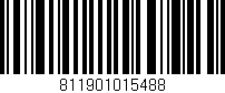Código de barras (EAN, GTIN, SKU, ISBN): '811901015488'