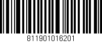 Código de barras (EAN, GTIN, SKU, ISBN): '811901016201'