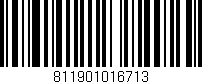 Código de barras (EAN, GTIN, SKU, ISBN): '811901016713'