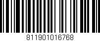 Código de barras (EAN, GTIN, SKU, ISBN): '811901016768'