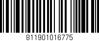 Código de barras (EAN, GTIN, SKU, ISBN): '811901016775'