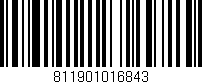 Código de barras (EAN, GTIN, SKU, ISBN): '811901016843'