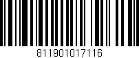 Código de barras (EAN, GTIN, SKU, ISBN): '811901017116'