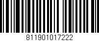 Código de barras (EAN, GTIN, SKU, ISBN): '811901017222'
