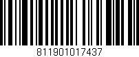 Código de barras (EAN, GTIN, SKU, ISBN): '811901017437'