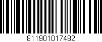 Código de barras (EAN, GTIN, SKU, ISBN): '811901017482'