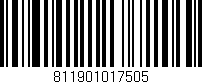 Código de barras (EAN, GTIN, SKU, ISBN): '811901017505'