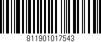 Código de barras (EAN, GTIN, SKU, ISBN): '811901017543'