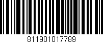Código de barras (EAN, GTIN, SKU, ISBN): '811901017789'
